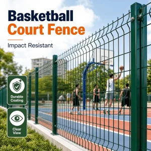 Weatherproof Anti-Climb Heavy-Duty Farm PVC-Coated Double-Layer Corrugated Metal Fence
