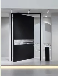 Weatherproof Outdoor Aluminum Alloy Pivot Door Exterior Waterproof Front Entrance Door