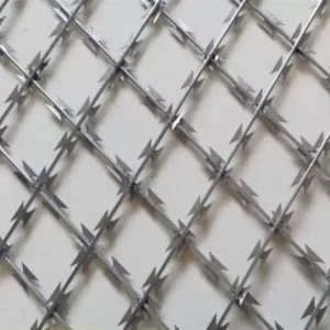 Welded Razor Mesh Fence With Square Diamond