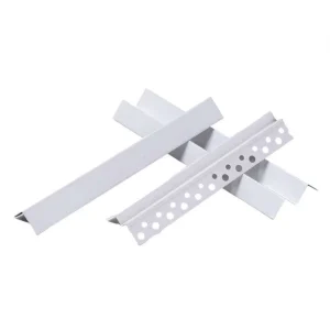 White L-shaped Perimeter Angle Perforated and Plain Metal Ceiling Grid Component for False Ceiling Decoration