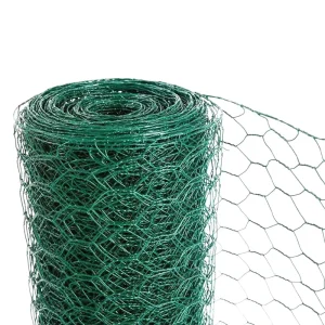 White Plastic Chicken Wire Fence Mesh Hexagonal Fencing Wire for Gardening Poultry Fencing