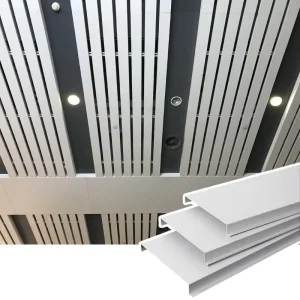 Wood Appearance Metal Aluminum Wall Panel Indoor and Outdoor Ceiling Tile Covering