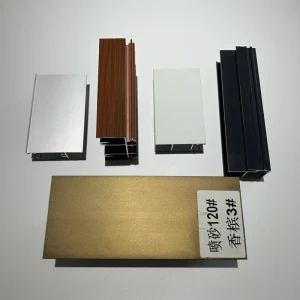 Wood Grain Aluminum Profile for Cameroon Aluminum Window Market