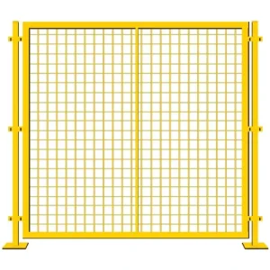 Workshop Isolation Net Fence, Thickened Push-Pull Fence with Plastic Metal Frame for Factory Sorting and Farm Use