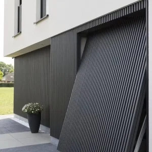 Factory Price Wood-Grain Luxury Flat Solid-Clad Hollow Outdoor Metal WPC Wall Panel