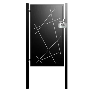 Wrought CNC Iron Garden Gate