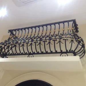 Wrought Iron Cast Iron Balcony Guardrail Terrace Fence Staircase Railing for Villa Community Decorative Use China