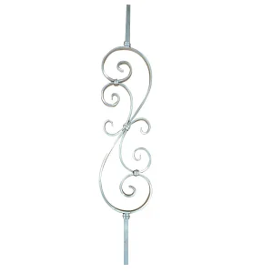 Wrought Iron Components Wrought Iron Railings Panels Galvanized Decorative Railing Panels