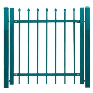 Wrought Iron Fence Elegant Durable Powder Coated Outdoor Security Fencing Trellis & Gates