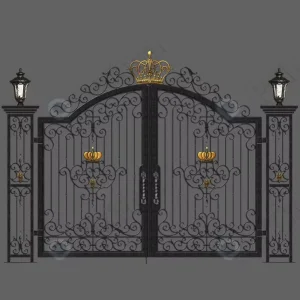 Wrought Iron Metal Gates