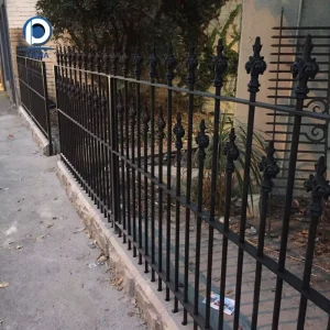 Wrought Iron Railing Balcony and Stairs Outdoor Metal Railing