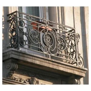 Wrought Iron Railings Stainless Steel Aluminium for Balcony Deck Outdoor Glass Chinese Design Metal