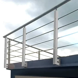 XYF Stainless Steel Outdoor Handrail Staircase Deck Pool Wall Satin Finish Railing System with Modern Design