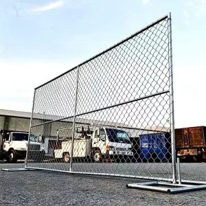 YC Difficult to Climb Temporary Fence Mesh Anti tampering Temporary Chain Link Fence Enclosed Chain Link Temporary Fence