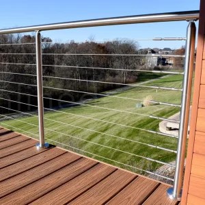 YL METAL Deck Railings Stainless Steel Cable Railing Outdoor Balcony Balustrade