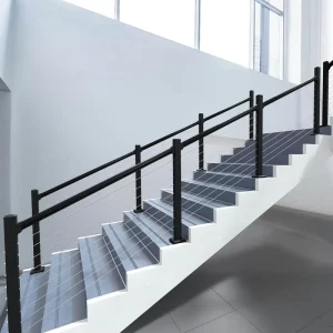YL METAL Premium Easy Install Cable Railing Stainless Aluminum 42″ Won’t Rust Balustrade Handrail Balcony Outdoor Deck Railing
