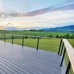 YL METAL Premium Easy Install Cable Railing Stainless Aluminum 42″ Won’t Rust Balustrade Handrail Balcony Outdoor Deck Railing