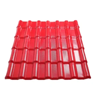 YQS ASA Coated Galvanized Steel Corrugated Roof Tiles & Sheets For Hotels Villas Apartments With Spanish Design 5+ Year Warranty