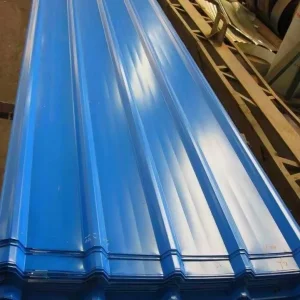 Z160 RAL7005 Galvanized Corrugated Roofing Sheets PPGI Welding Bending Cutting Customized Size Construction Use RoHS