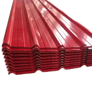 Z40 Z275 Dx51d+Z Color Coated Gi Galvanized Prepainted Galvalume Corrugated Steel Roofing Sheet PPGI Building Material