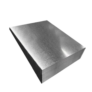 Z60 Z100 Z180 Z275 Galvanized Steel Plain Sheet GI Steel Plate for Air Duct and Construction Use