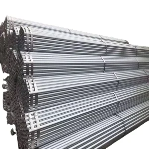 Zero Heavy Metal Pre Coated Galvanized Steel Round Pipe Green Construction Material