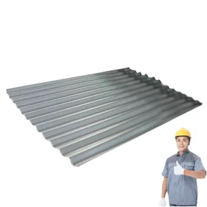 Zero Spangle Anti Fingerprint Galvalume Corrugated Metal Sheet Smooth Aluzinc Surface