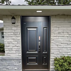 Zhejiang Yongkang Modern Design Steel Anti Theft Finished Safety Entrance Gate Interior Customized Size Apartment Mall Villa