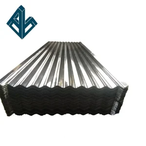 Zinc Coated Corrugated Steel Sheet GI Metal Roofing Tiles for Building Construction