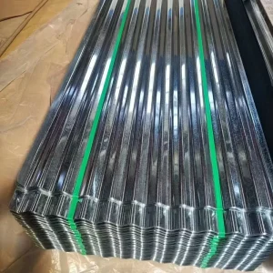 Zinc Coated Metal Corrugated Sheets Z275 Full Hard Galvanized Roofing Sheet Customized Size for Building