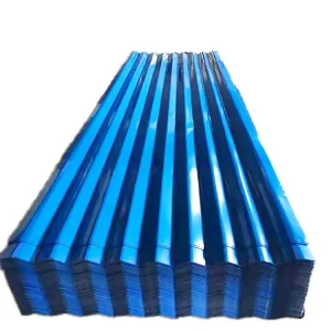 Zinc Coated PPGI Steel Galvanized Roofing Sheet Color Coated Corrugated Steel Sheet Metal Roofing Sheet