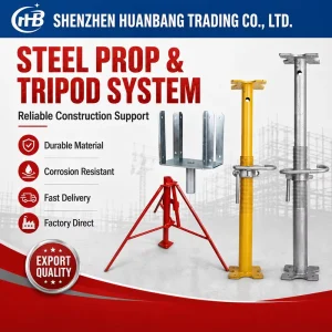 Zinc Coated Steel Prop Heavy Duty 800kg Threaded Screw Type Scaffolding Shoring Support Structure Outdoor Hotel Workshop