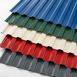 Zinc Coated Z275 Galvanized Multi Color Prepainted Galvanized Corrugated Steel Sheet PPGI Roofing Tile for House Construction