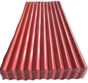 Zinc Galvanized Corrugated Iron Roofing Steel Sheets 0.5*1220m Painted Zinc 90g GI Roof