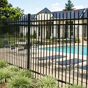 Zinc Steel Garden Fence Panels and Guardrail, Custom Specifications