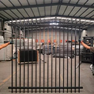 Zinc Steel Garden Security Fence Panel and Metal Barrier Fence
