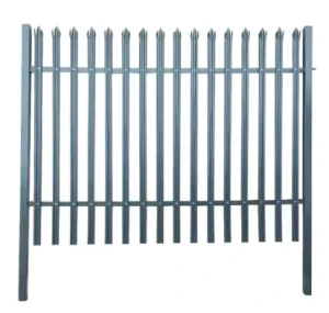 Zinc Steel Palisade Fence 6 Feet Outdoor Safety Privacy Perimeter Garden Fencing