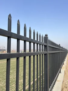 Zinc Steel Picket Fence Anti Rust Metal Fence for Community