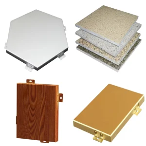 Fire Wall Decorative Aluminum Wall Panels, Metal Exterior Cladding Panels