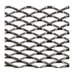 Aluminum Expanded Metal Mesh Cladding, Powder Coated