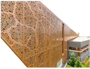 Perforated Aluminum Exterior Wall Panels, Metal Curtain Wall Panels