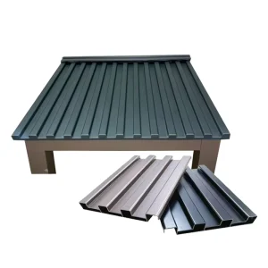 Curtain Wall Exterior Decorative Material Great Wall Sheet Metal Cladding Corrugated Aluminum Wall Panel Profile