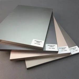 Metal-Finish Melamine Board in Multiple Metallic Colors with Pine Core, Moisture-Resistant Panel for Luxury Villa Wall Decoration