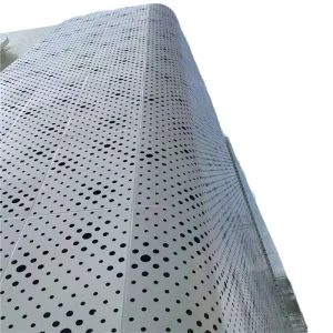 Perforated Aluminum Panels Architectural Aluminum Curtain Wall System Exterior Decorative Perforated Metal Panels