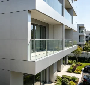 Modern Architectural Decorative Metal-Effect Wall Panel, Fireproof Calcium Silicate Exterior Wall Cladding Material