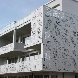 Wall Cladding System Aluminum-Plastic Composite Panel Concrete Facade New Laser-Cut Decorative Wall
