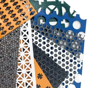 Laser-Cut Perforated Metal Material for Cladding