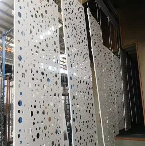 Curtain Wall Supplier, Corrugated Metal Curtain Wall, Aluminum Corrugated Panels for Hotel Building Exterior Walls, Thermal Insulation and Waterproofing