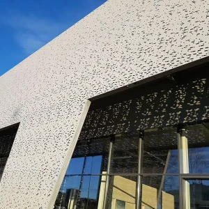 Custom Exterior Architectural Perforated Aluminum Metal Facade Cladding Panels