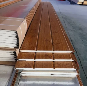 Highly Weather-Resistant Metal Embossed Sandwich Panel Insulated Exterior Wall Panel